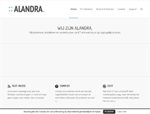 Tablet Screenshot of alandra.be